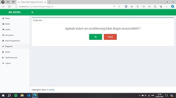 Demo Sistem pakar diagnosa kerusakan metode Forward Chaining