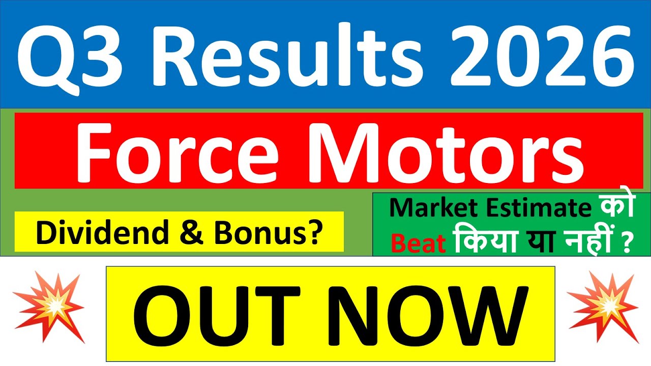 Force Motors q3 results 2026 | Force Motors results today | Force Motors Share News | Force Motors