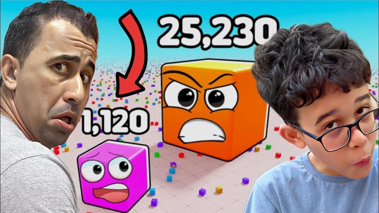 Roblox VIRAMOS BLOCOS E DEVORAMOS TUDO NO SIMULADOR DE COMER BLOCOS