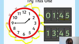 Analog to Digital 12 and 24 Hour Clock Conversion
