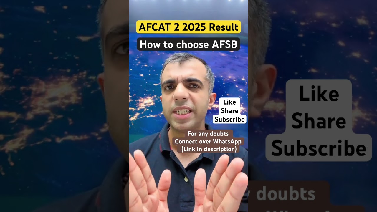 AFCAT 2 2025 AFSB I How to Choose Best Date & Centre 
