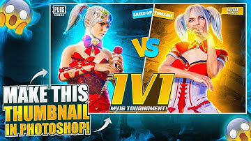 Make Thumbnail Like @STAR-Captain  In Photoshop | BGMI/PUBG | URDU/HINDI