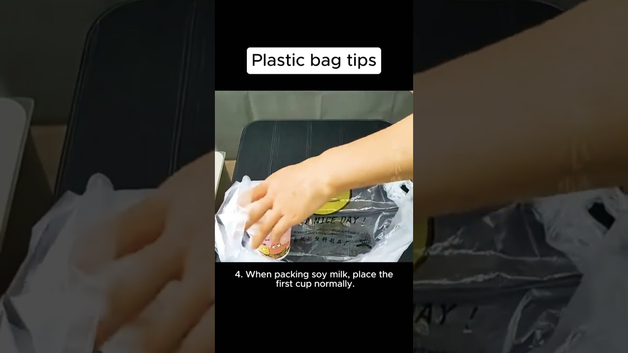 Plastic bags Tips 🤯 