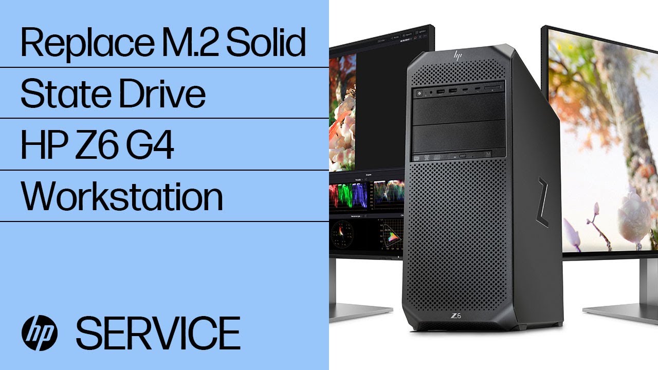 Replace the M.2 Solid State Drive | HP Z6 G4 Workstation | HP