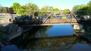 5/11/26 nb CSX 7566, 116 empty grain hoppers Willard rd and Bridgeport Drone shot