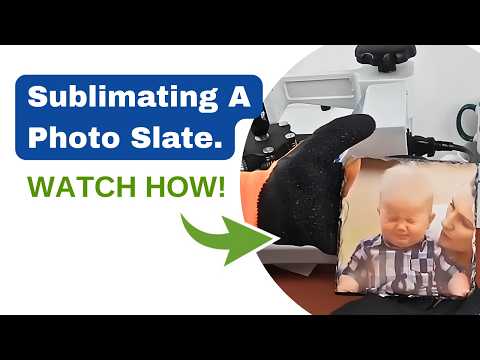 How to Press Rock Photo Slate Using a Dye Sublimation Flat Press