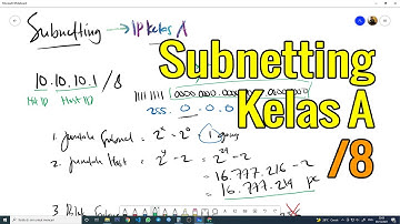 Subnetting IP Address Kelas A
