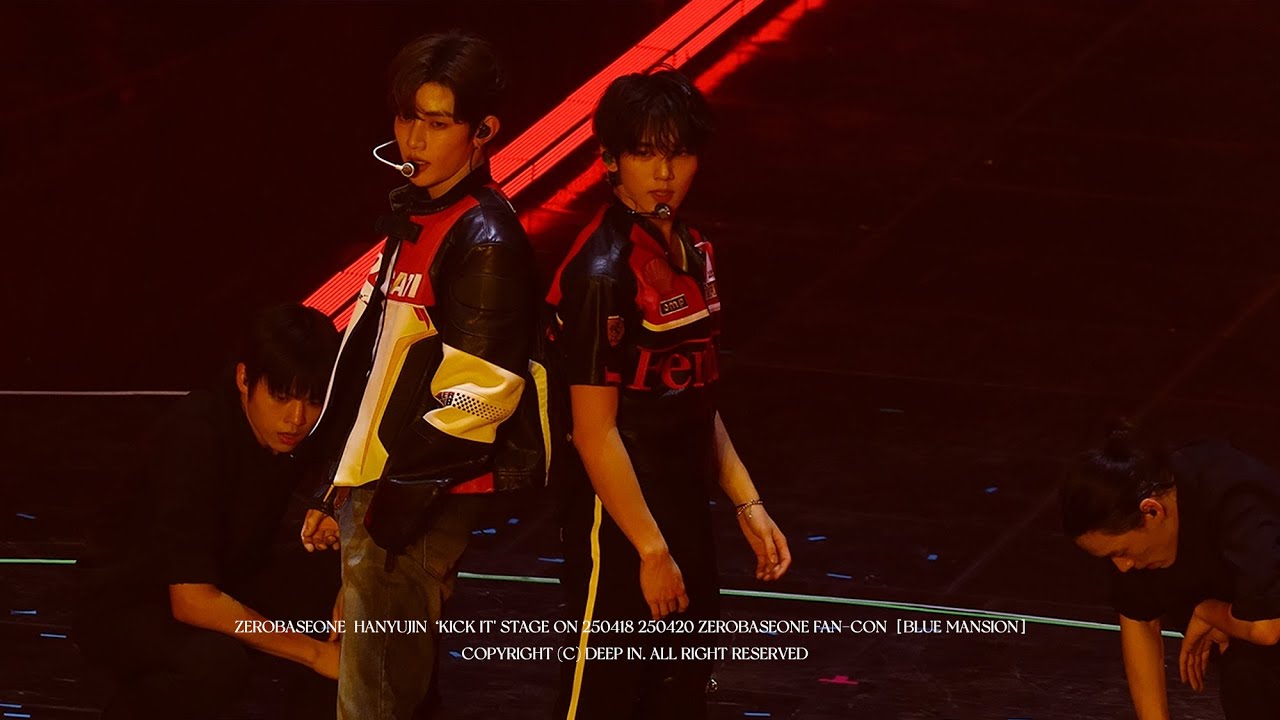[4K] 250418-20 ZB1 FAN-CON [BLUE MANSION] 'KICK IT' COVER HANYUJIN FOCUS  제로베이스원 한유진 영웅 직캠