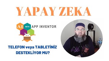 App İnventor 2 - Ders 93- Yapay Zeka