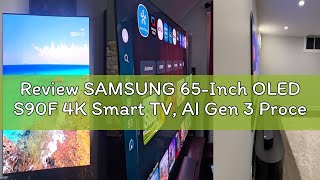 Review SAMSUNG 65-Inch OLED S90F 4K Smart TV, AI Gen 3 Processor, HDR+, 144Hz, Laser Slim Design, Q-