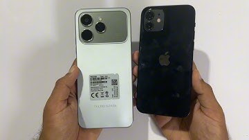 TECNO SPARK 40 vs iPhone 12 - Speed Performance Test!!