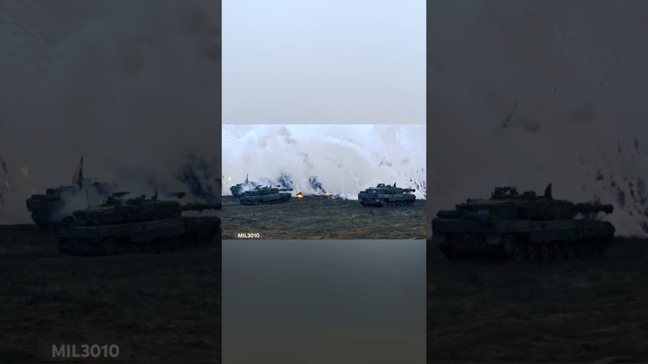 U.S. Army: Allied tanks in Lithuania, NATO.