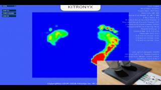 Foot Pressure Mapping Using MC1509 Force Controller and MS9705 FSR Matrix Sensor