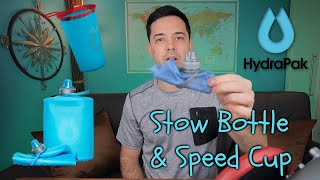 HydraPak Stow & SpeedCup (BEST TRAVEL WATER BOTTLE!)