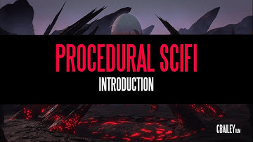 Procedural Sci-Fi Landscape - Blender 2.8 - Introduction