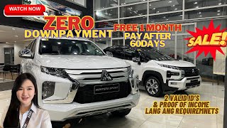 Mitsubishi Montero Sport Glx MT 2024 Zero Downpayment