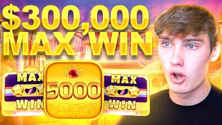 I GOT 2 MAX WINS ON MY $300,000 DEGEN GAMBLING SESSION!