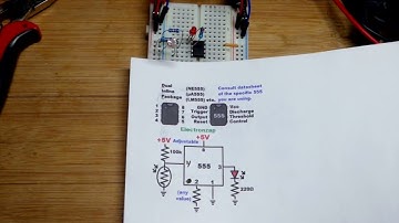 Quick LDR Darkness Sets 555 Timer Output High Demo Circuit By Electronzap