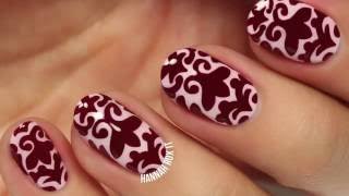 Brocade Nail Art By Hannah Rox It