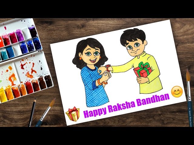 Rakhi Drawing for Kids: How to Draw Rakhi for Kids?