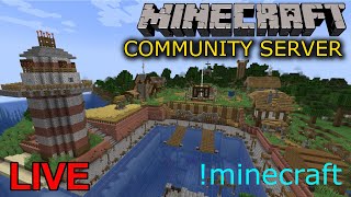 LIVE 🔴 MINECRAFT 🔥 COMMUNITY BAUSERVER (Baut was Schönees) / !get paket3 🔥 [Deutsch] [PC] #minecraft