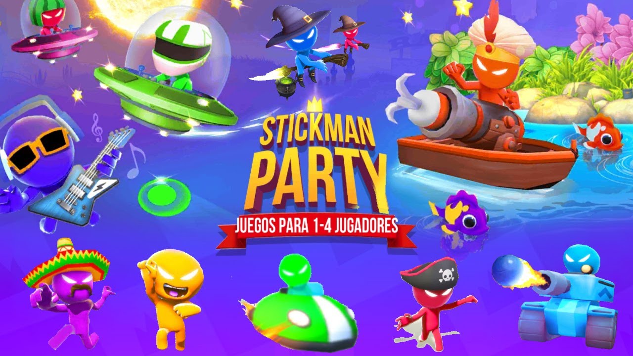 Stickman - Stickman Party - 2 3 4 Player Mini Games