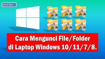 Cara Mengunci File/ Folder Dengan Password Di Laptop/ Komputer Windows 10