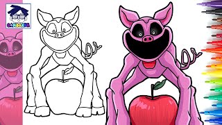 Cara Menggambar Monster Picky Piggy From Poppy Playtime Chapter 3 Smilling Critters Easy