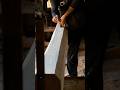 Marking a center line on a curved beam