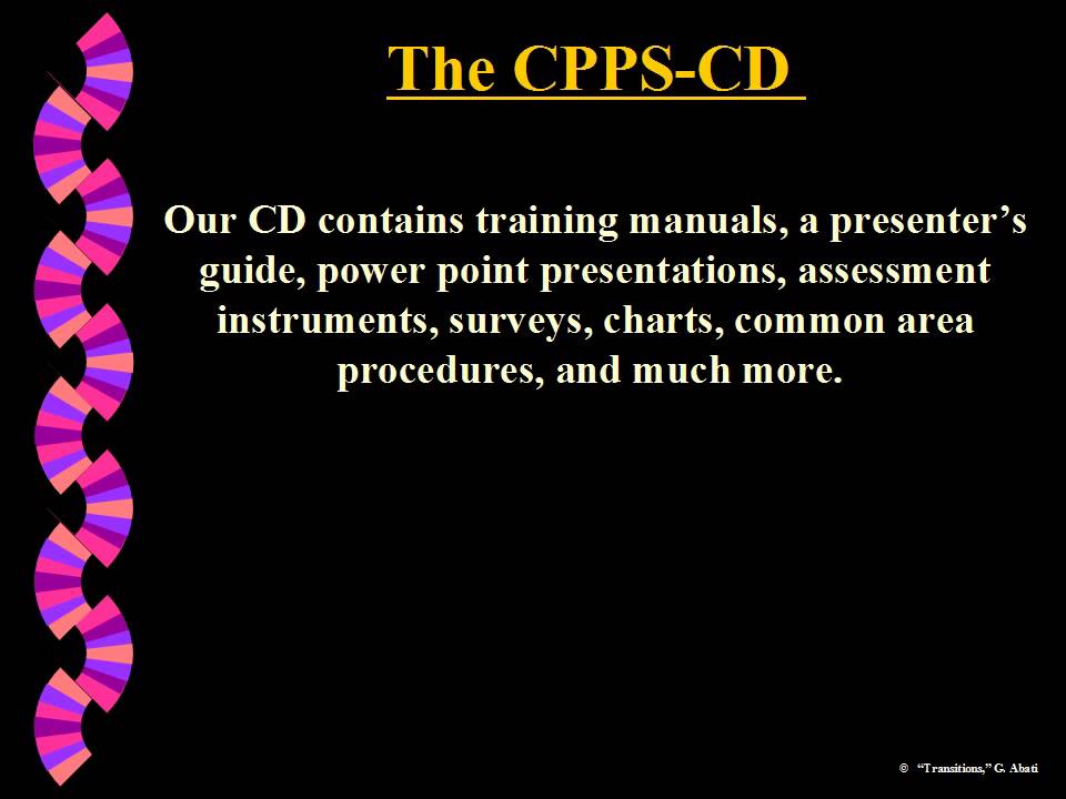 Creating Positive & Productive Schools - CPPS Systems
