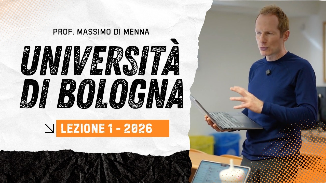 Università di Bologna - 2026 - Lezione 1 Prof.Ing. Massimo Di Menna