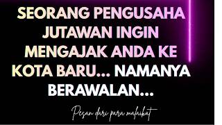 A millionaire businessman wants to invite you to a new city... His name begins with...