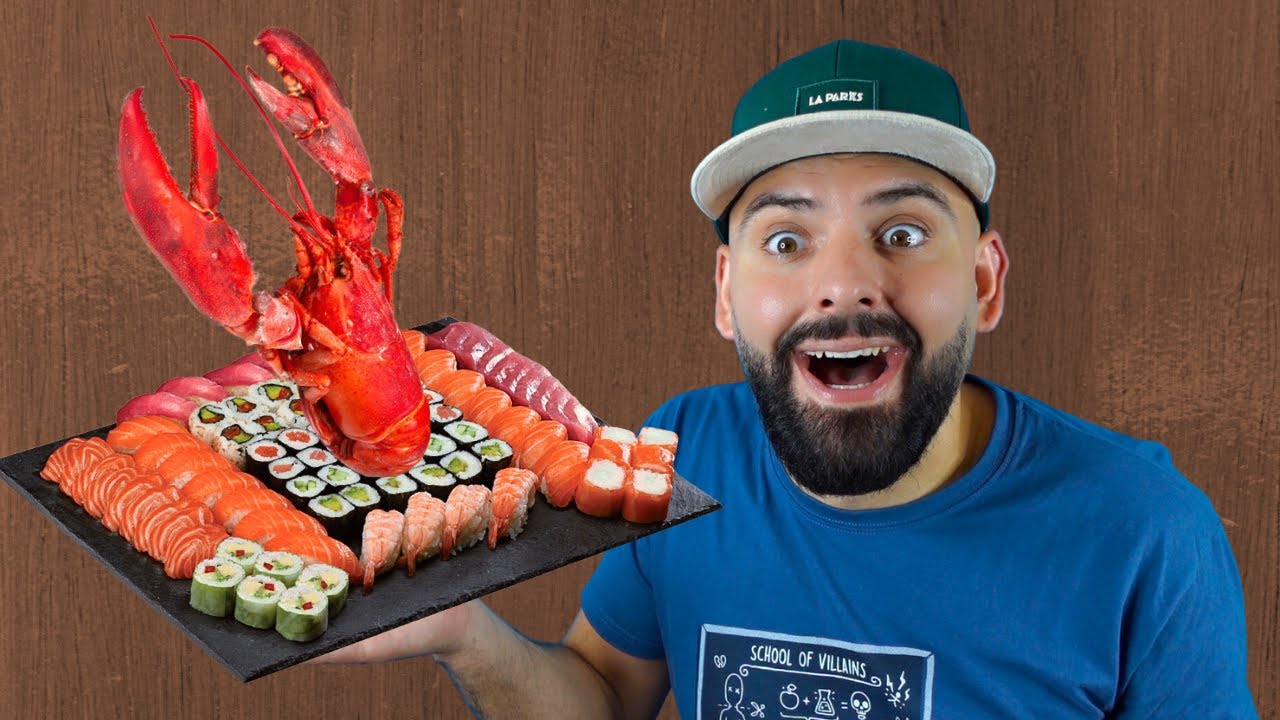 MANGIO SUSHI FINO AD ESPLODERE! *spettacolare*