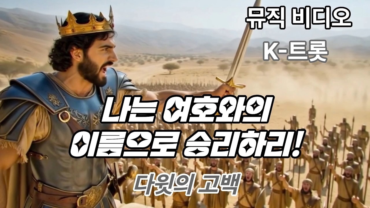 나는 여호와의 이름으로 승리하리! (다윗의 고백) K-트롯 뮤직 비디오