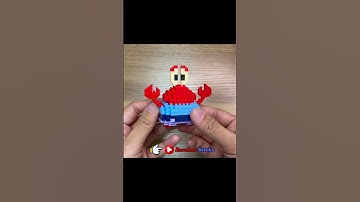 Mr.Crab Bricks #minilego #lego #bricks #brick #cartoon #magicbricks  #animecartoon #diy #nickelodeon