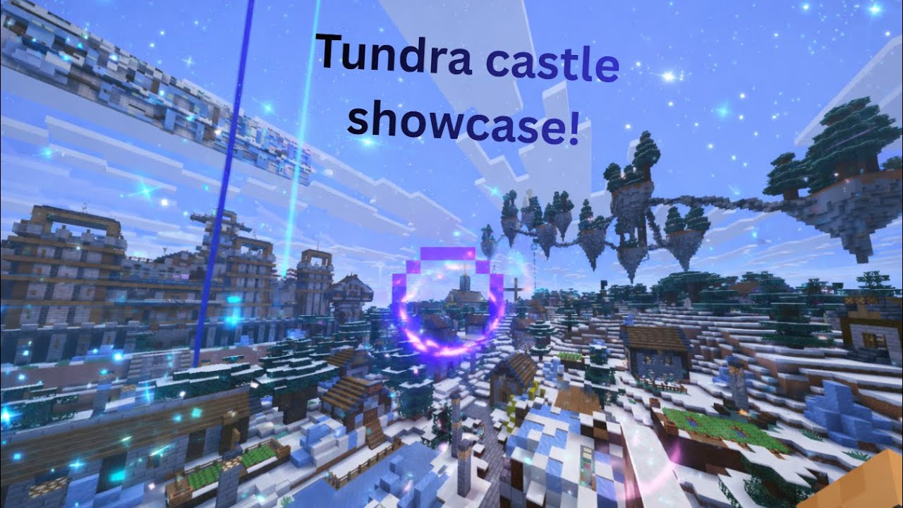 Minecraft Tundra castle Showcase