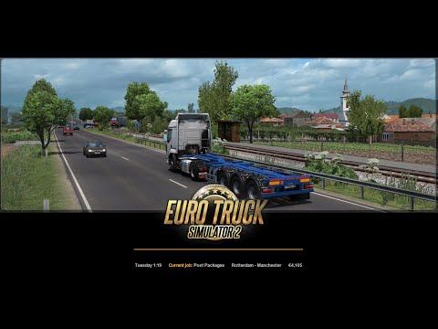 Euro Truck Simulator 2 - Rotterdam to Manchester #ETS2 #Rotterdam #Manchester #EurotruckSimulator2
