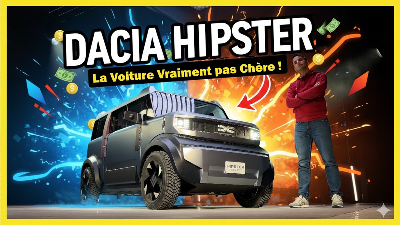 Dacia Hipster - La Voiture LA MOINS Chère de France ?