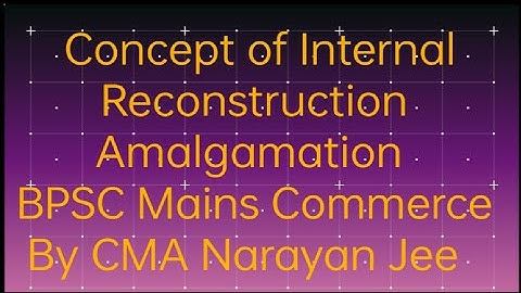 Internal Reconstruction BPSC mains commerce audit officer asst audit officer practical question