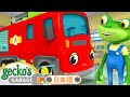 むごんなしょうぼうしゃ｜ゲッコーのガレージ｜ようじむけトラック｜こどもむけアニメ｜Gecko's Garage