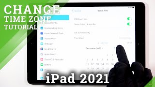 How to Chane Date & Time on iPad 9th Gen - Manage Time Settings on iPad