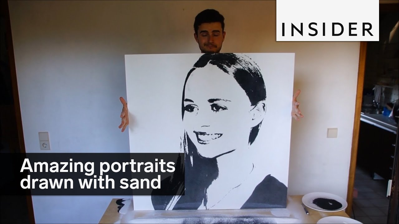 Sand portraits YouTube