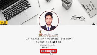 DBMS | Question Set 39 | Java Institute | Sheshan Danuksha