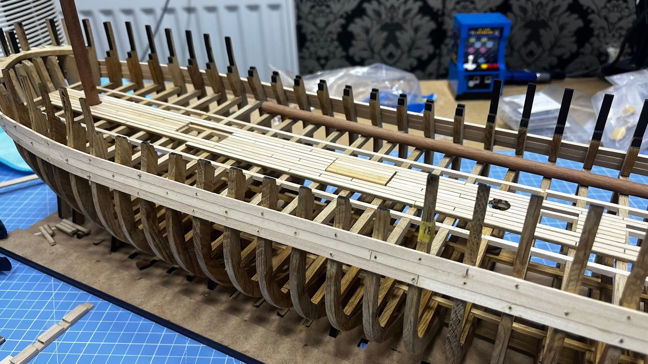 Сборка модели корабля ВМС США «Конституция»: от коробки до шедевра.