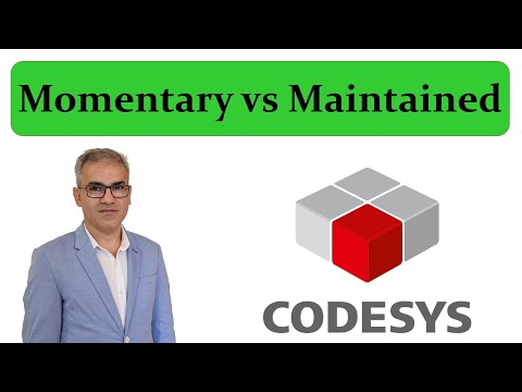 CODESYS: Momentary versus Maintained switches - Convert a maintained switch into a momentary one