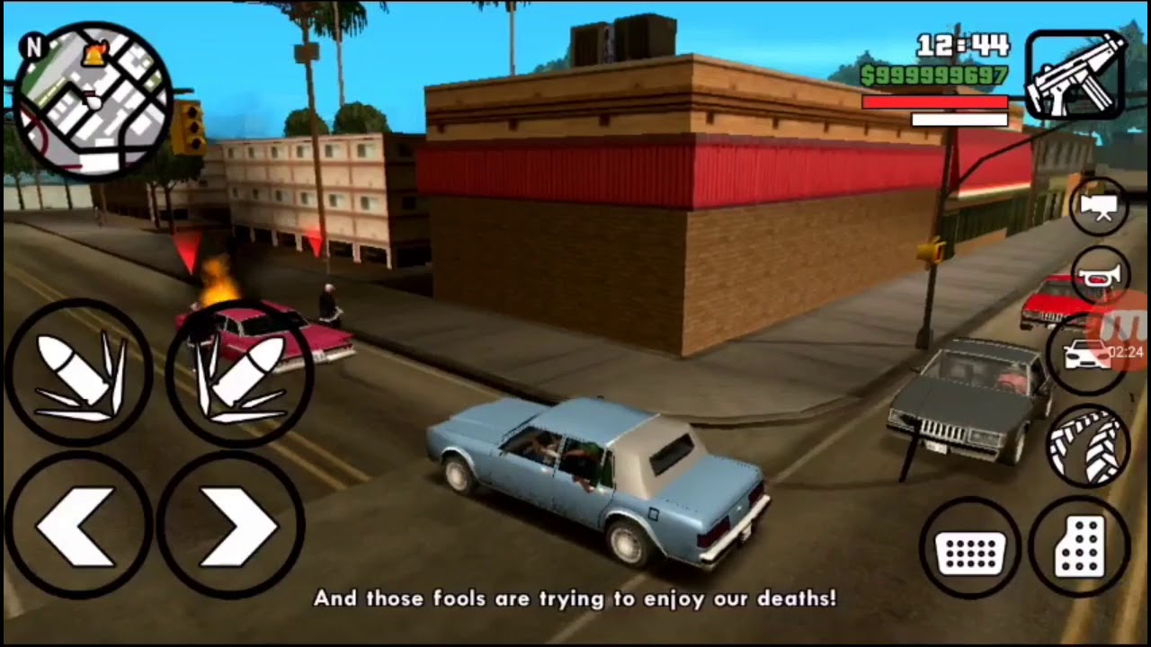 GTA SA Android Walkthrough Mission Nr 5. Drive-thru camera iphone 8 plus apk