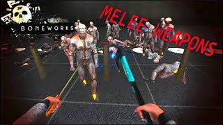 Melee Weapons - Boneworks VR (Oculus Quest)