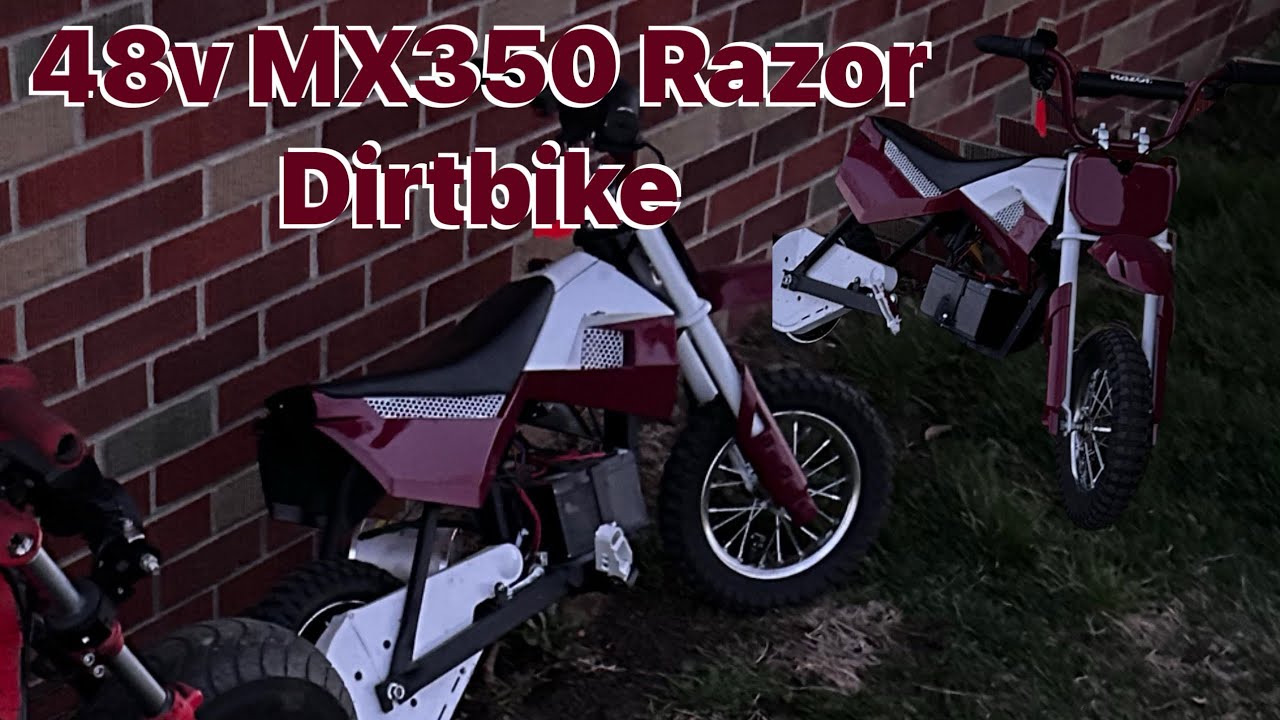 48v MX350 Razor Dirtbike is Done (snippet)