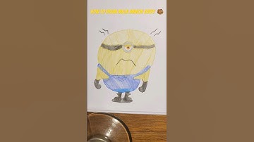 How To Draw Mega Minion Jerry | Despicable Me 4 #minions #me4 #drawing