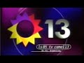 Montaje Cierre De Transmisión Canal Trece 1997